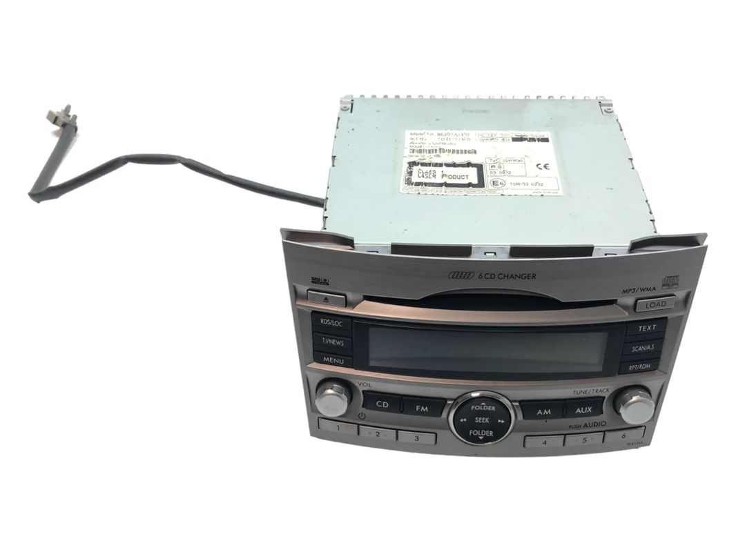SUBARU OUTBACK IV LEGACY V 2009-2014 RADIO CD M3 WMA FABRYCZNE 86201AJ410 CQ-EF1873AD