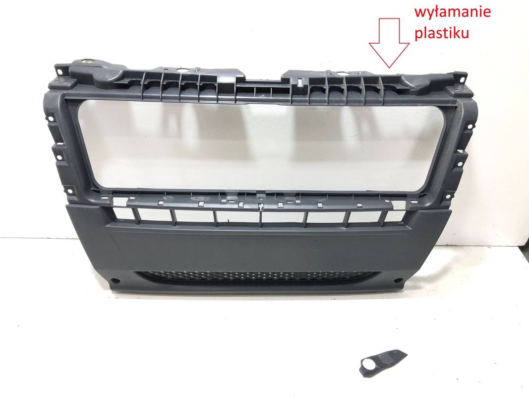 Fiat Ducato III Boxer Jumper 2006-2014 Zderzak Środkowy Przedni SZARY