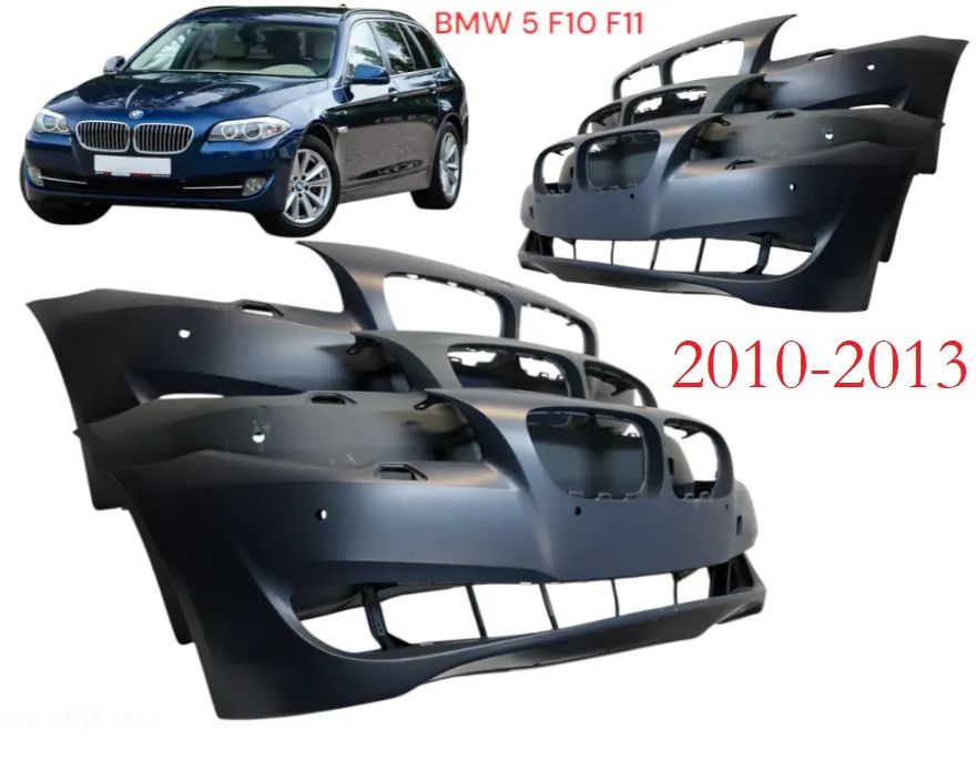 BMW 5 F10 F11 2010-2013 PRZED LIFTEM POD SPRYSKI POD PDC (4X) ZDERZAK PRZÓD