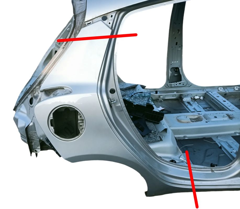 Lancia Ypsilon III 2011- BŁOTNIK TYŁ TYLNY PRAWY ĆWIARTKA 550B