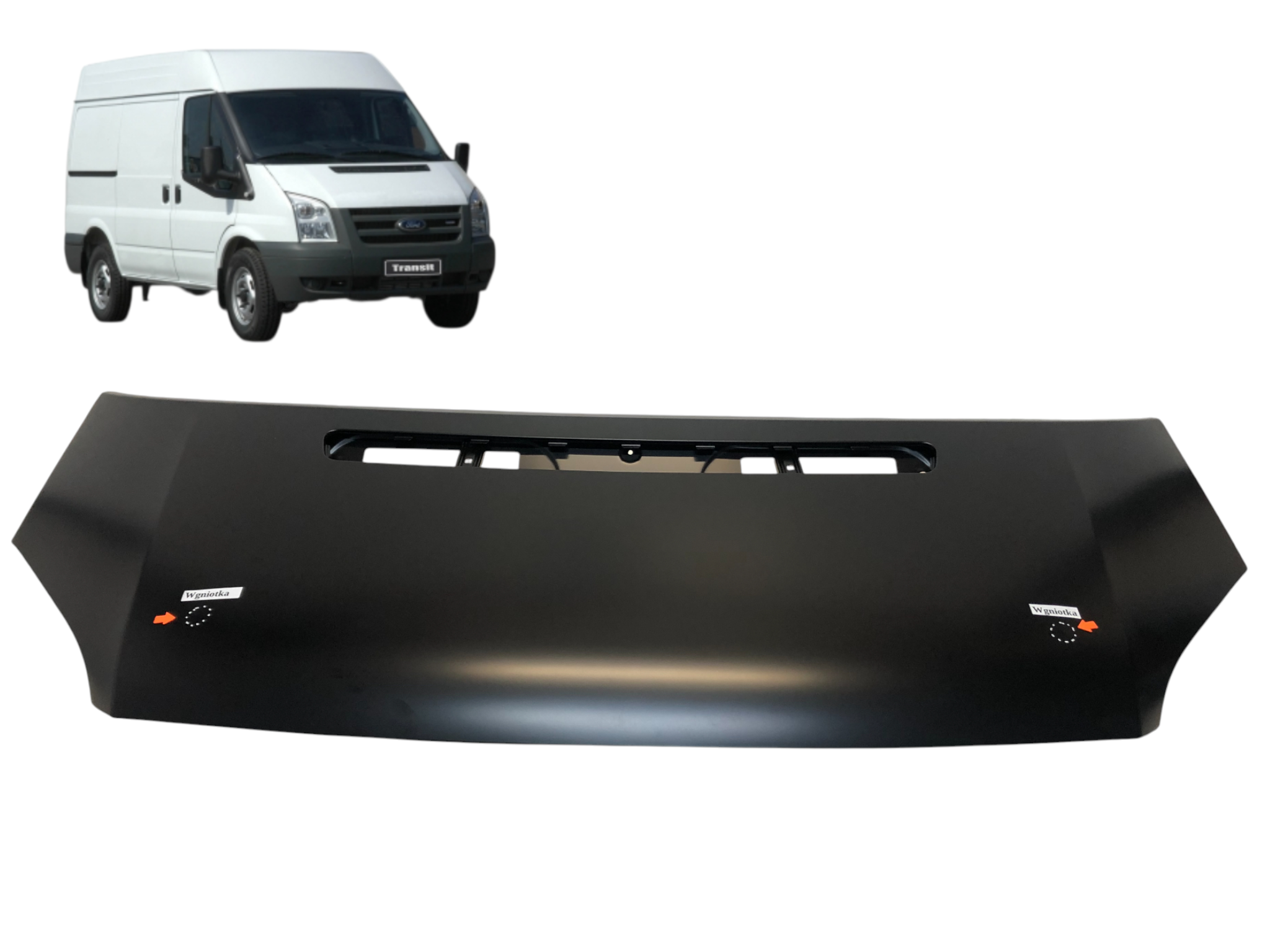 Ford Transit MK7 05.2006-04.2013 Maska pokrywa silnika przednia ocynk