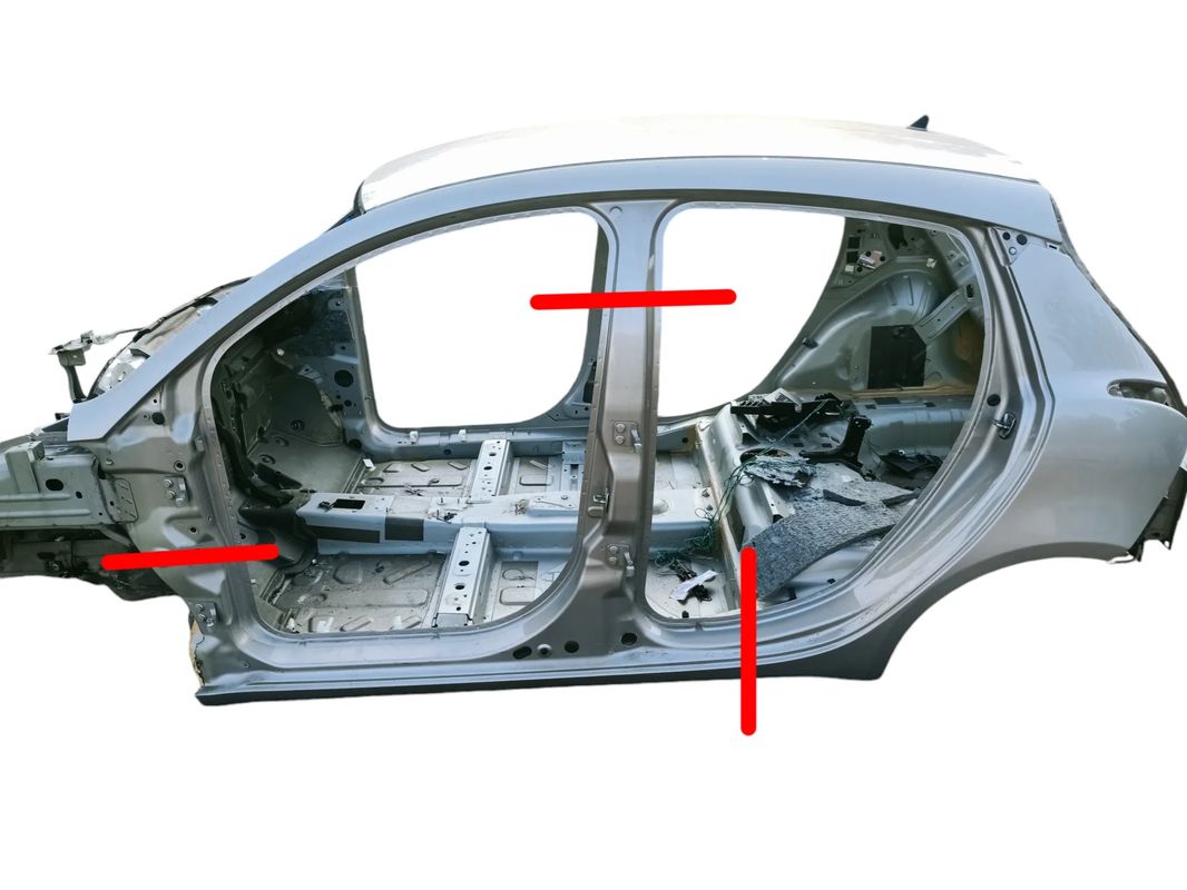 Lancia Ypsilon III 2011- PRÓG ĆWIARTKA SŁUPEK LEWA 550B