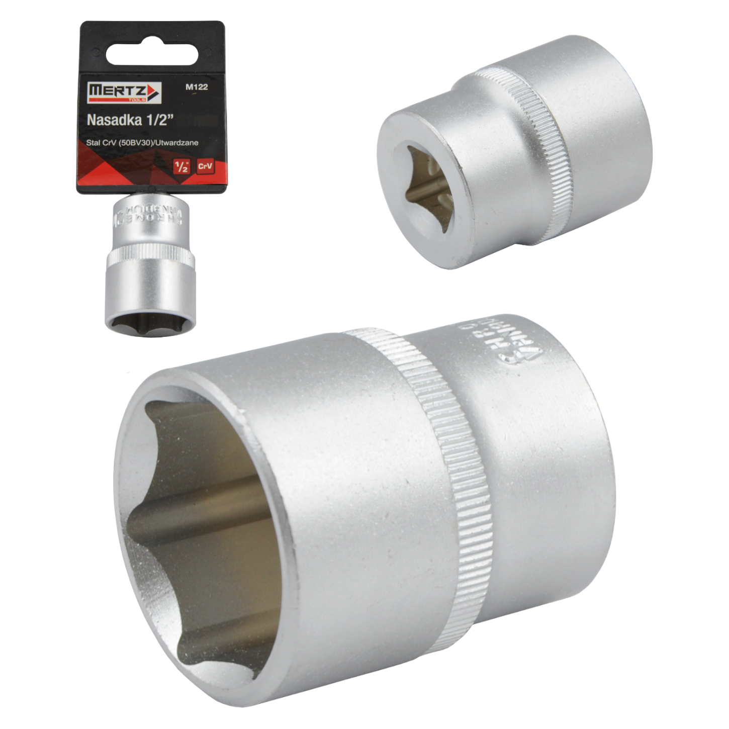 Nasadka Mertz klucz nasadowy sześciokątna CrV M12226 1/2" 13mm