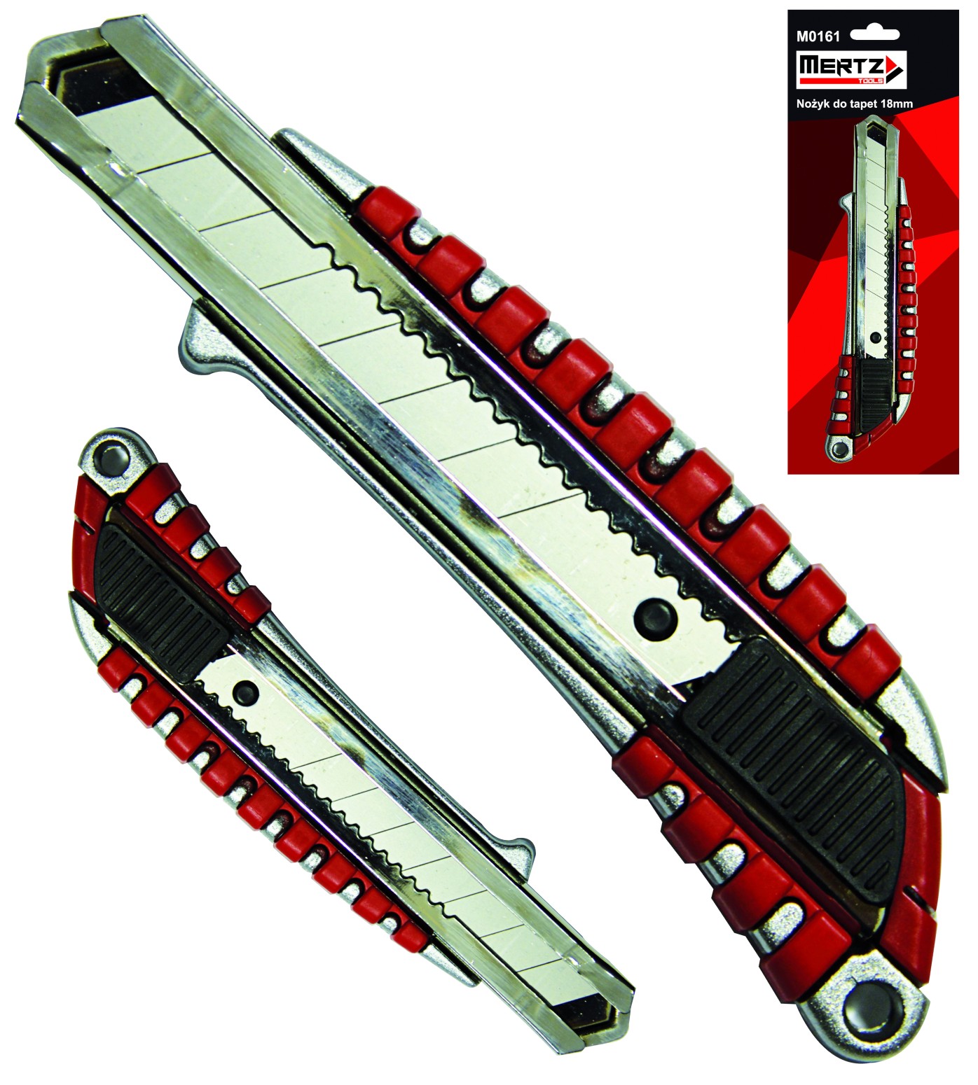 Mertz nożyk do tapet 18 mm aluminium