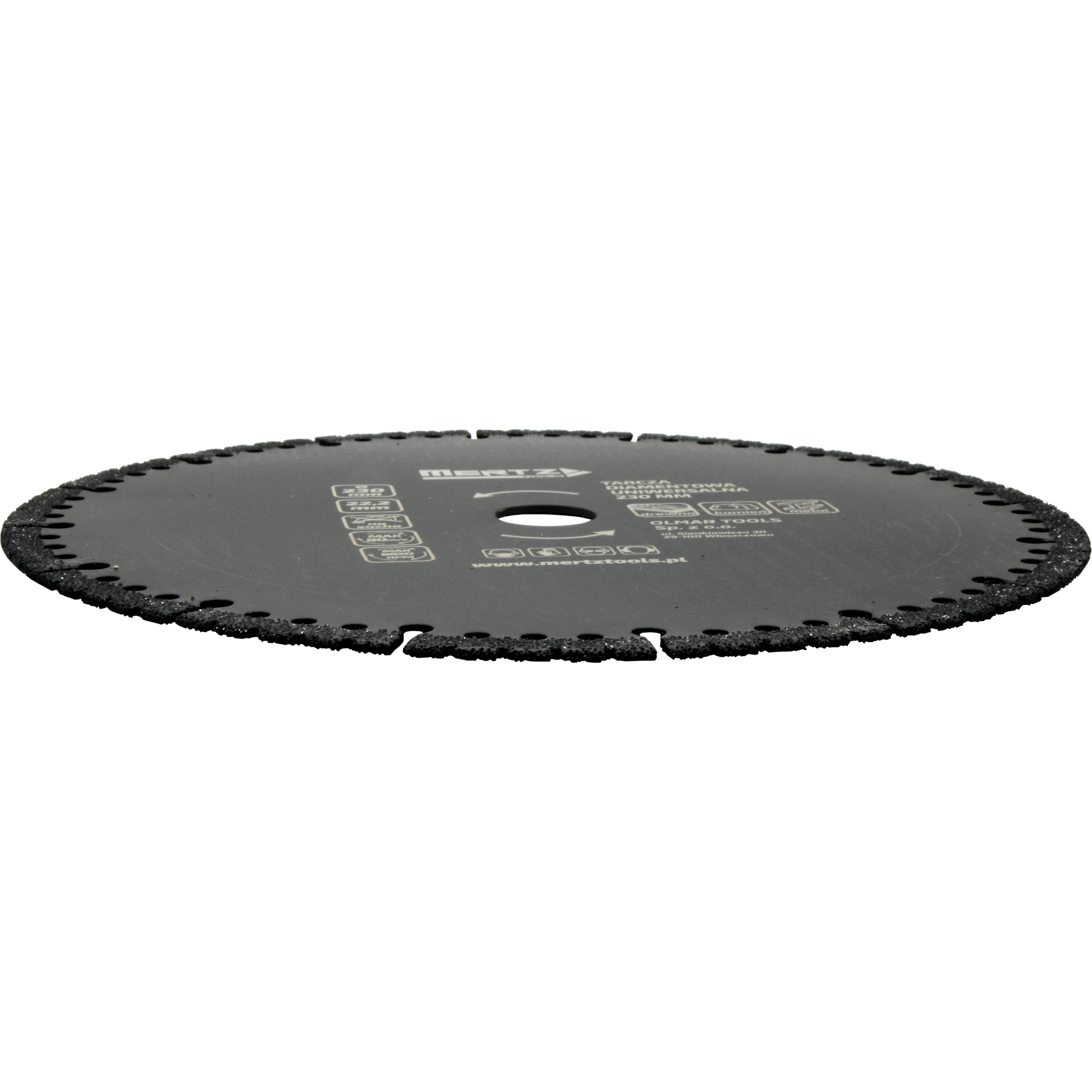 Tarcza diamentowa Mertz z nasypem diament do cięcia 230mm uniwersalna M0059