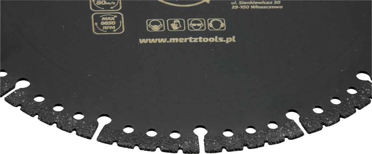 Tarcza diamentowa Mertz z nasypem diament do cięcia 230mm uniwersalna M0059