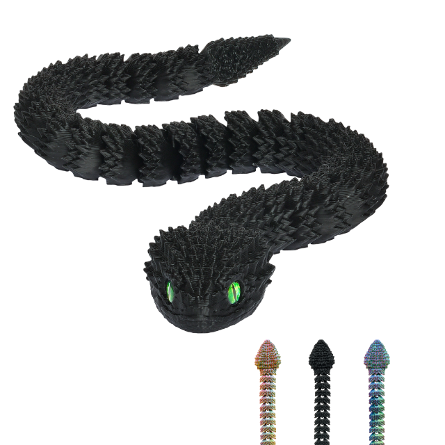 Serpente 3D – figura snodabile realistica