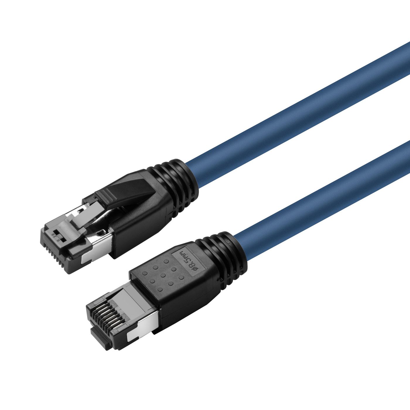 Cabluri de retea MicroConnect CAT8.1 S/FTP 0,25m, albastru, LSZH