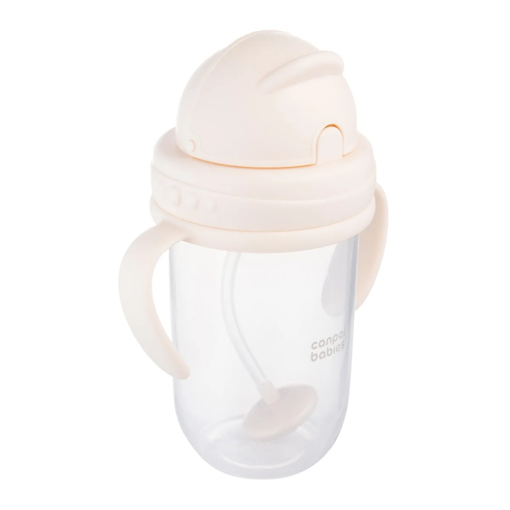 Canpol Kubek niekapek z rurką i odważnikiem 270 ml