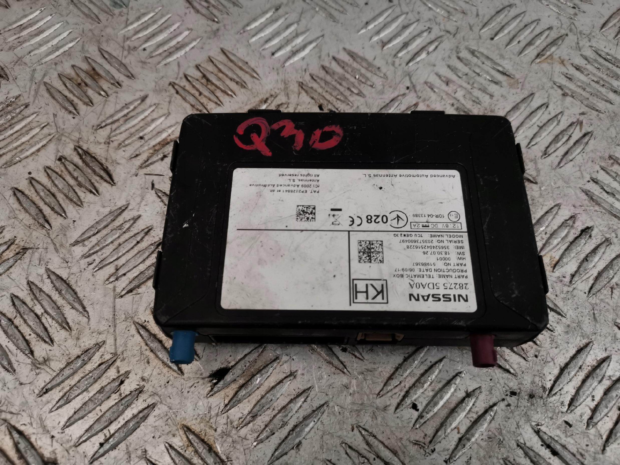 INFINITI Q30 QX30 MODULE 28275-5DA0A 282755DA0A H OE Pièce d'origine d'occasion