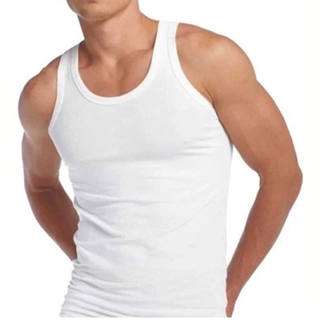 PODKOSZULKA KOSZULKA MĘSKA 100 % BAWEŁNA GŁADKA BIAŁA ZESTAW 6-SZT - 4XL