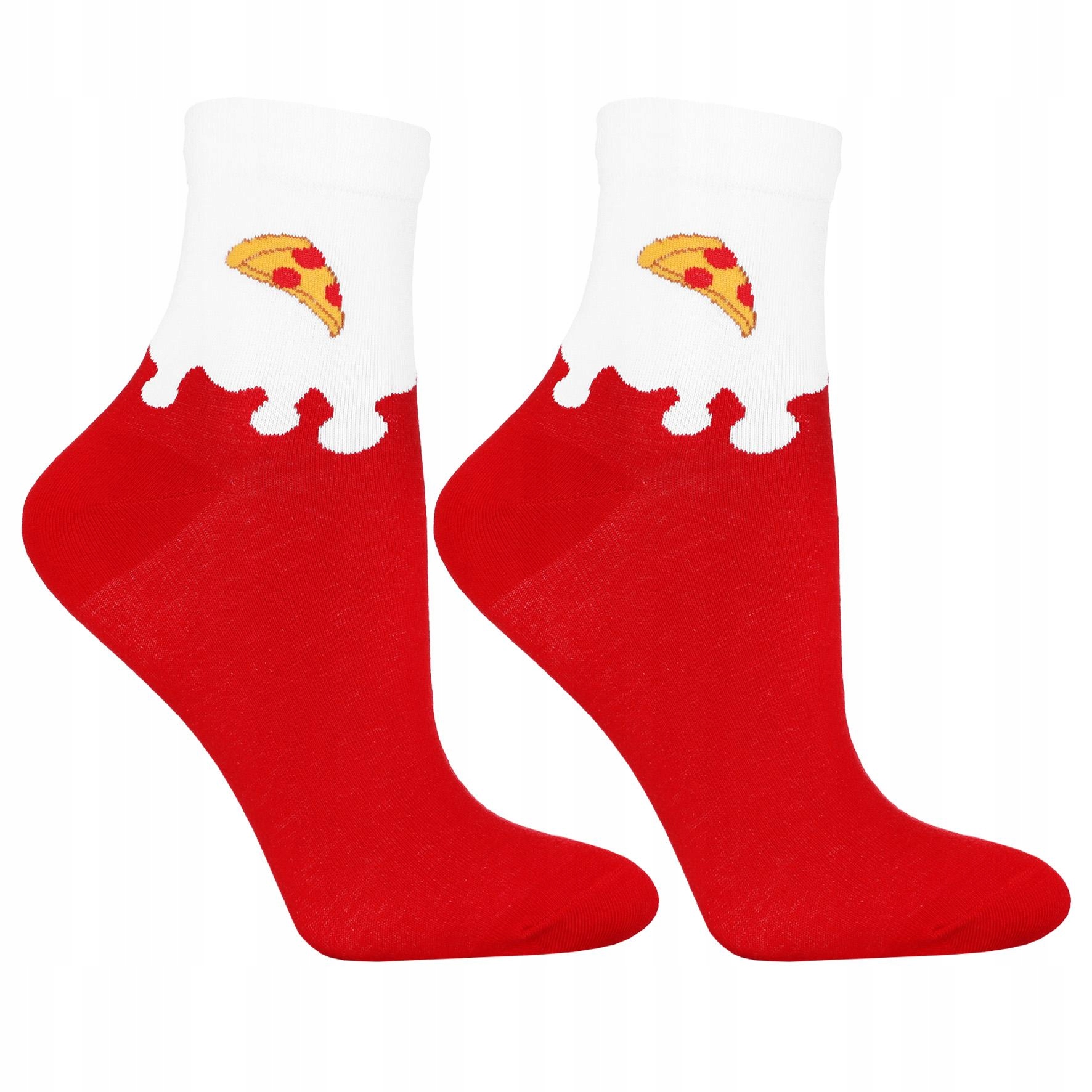 Skarpetki Damskie Bawełniane Zabawne Słodkości 3/4 MORAJ 3-PARY 35-38