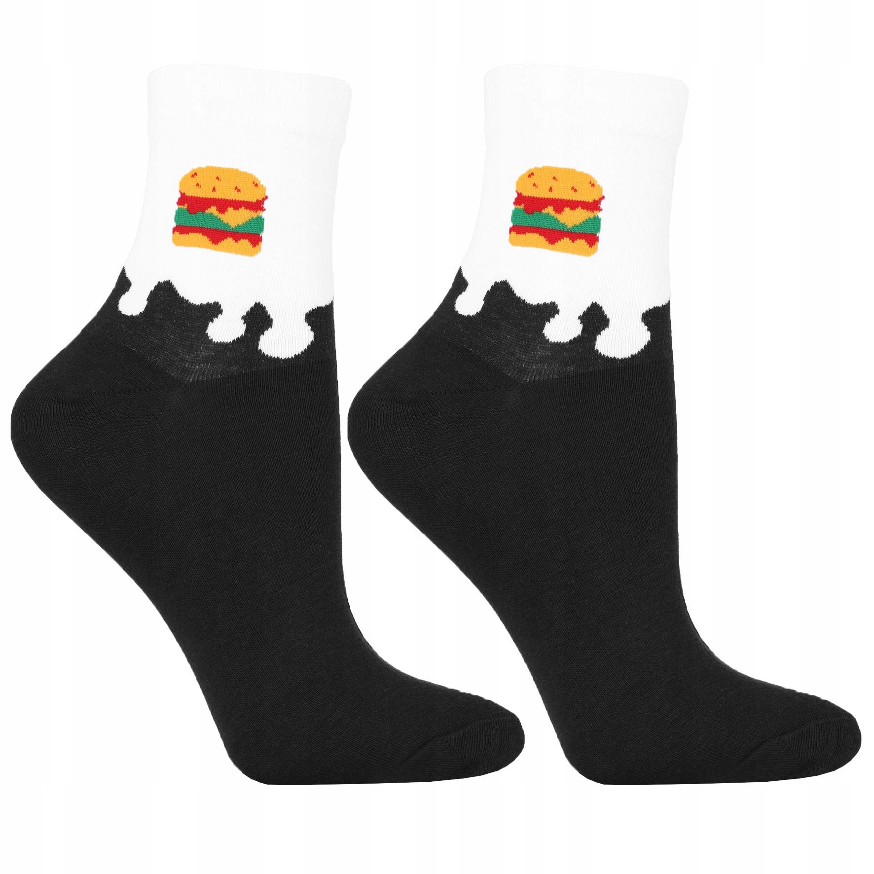 Skarpetki Damskie Bawełniane Zabawne Słodkości 3/4 MORAJ 3-PARY 35-38