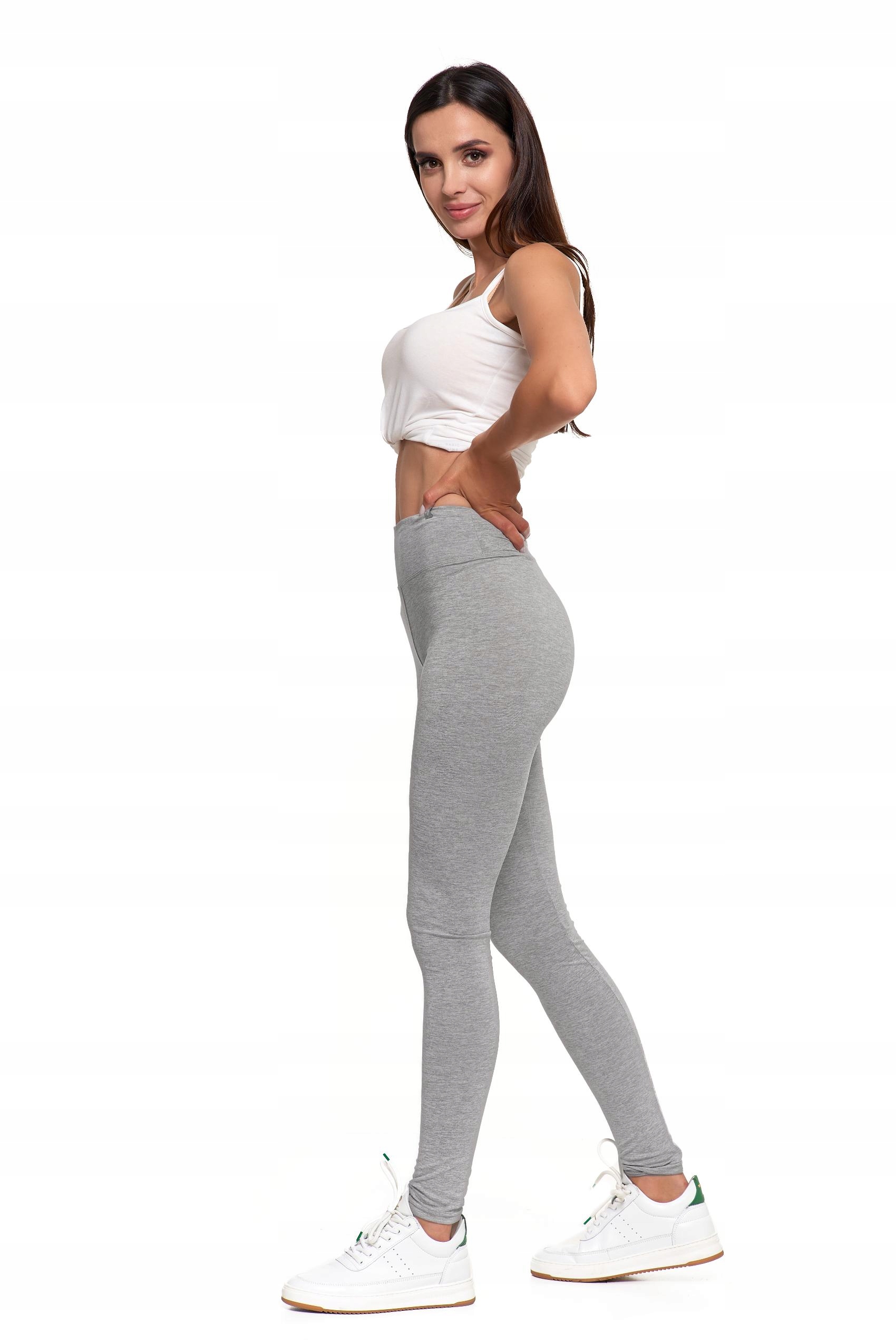 MORAJ Legginsy Damskie Kryjące z Wysokim Stanem L/XL