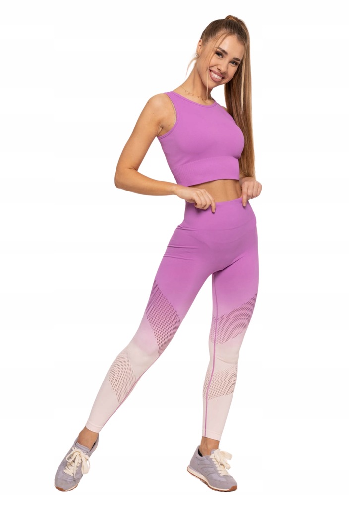 Legginsy Sportowe Damskie Wysoki Stan Push-Up Kryjące na Siłownię MORAJ S