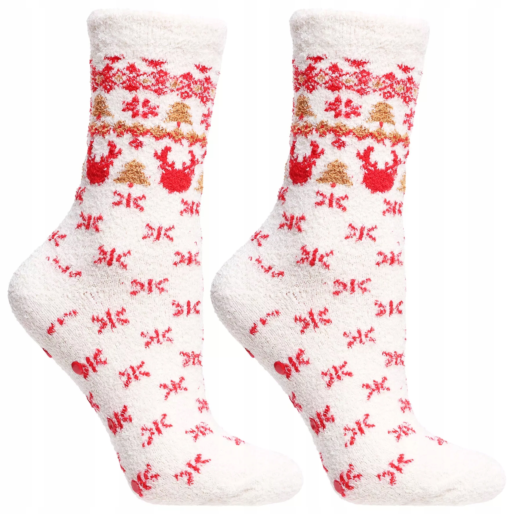 Skarpetki Świąteczne ABS FROTTE GRUBE 2-PAK SKARPETY NA PREZENT MORAJ 36-40