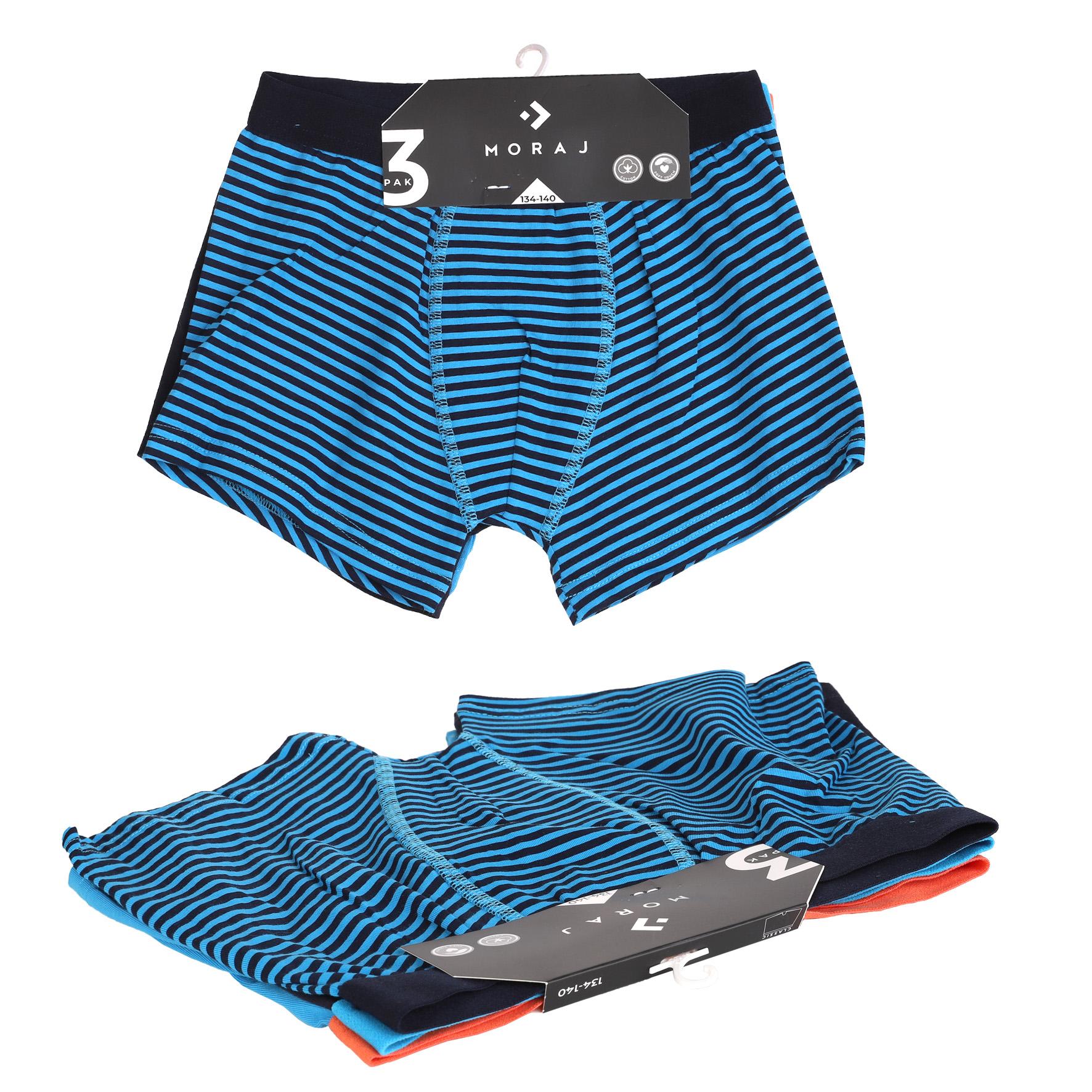 Moraj Bokserki chłopięce bawełniane 3 szt 134-140