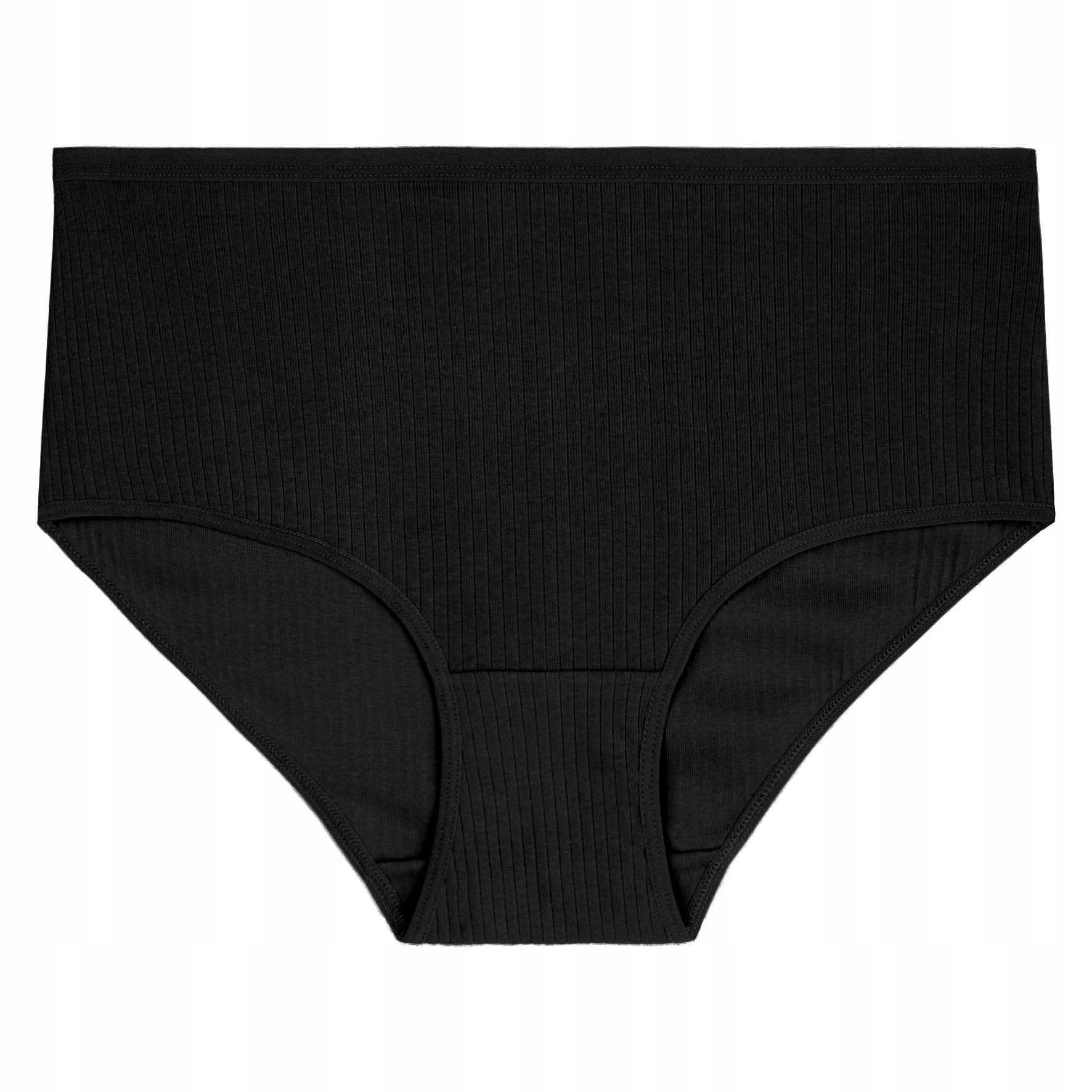 Majtki Damskie Bawełniane z Wysokim Stanem Plus Size 4-szt MORAJ - 4XL