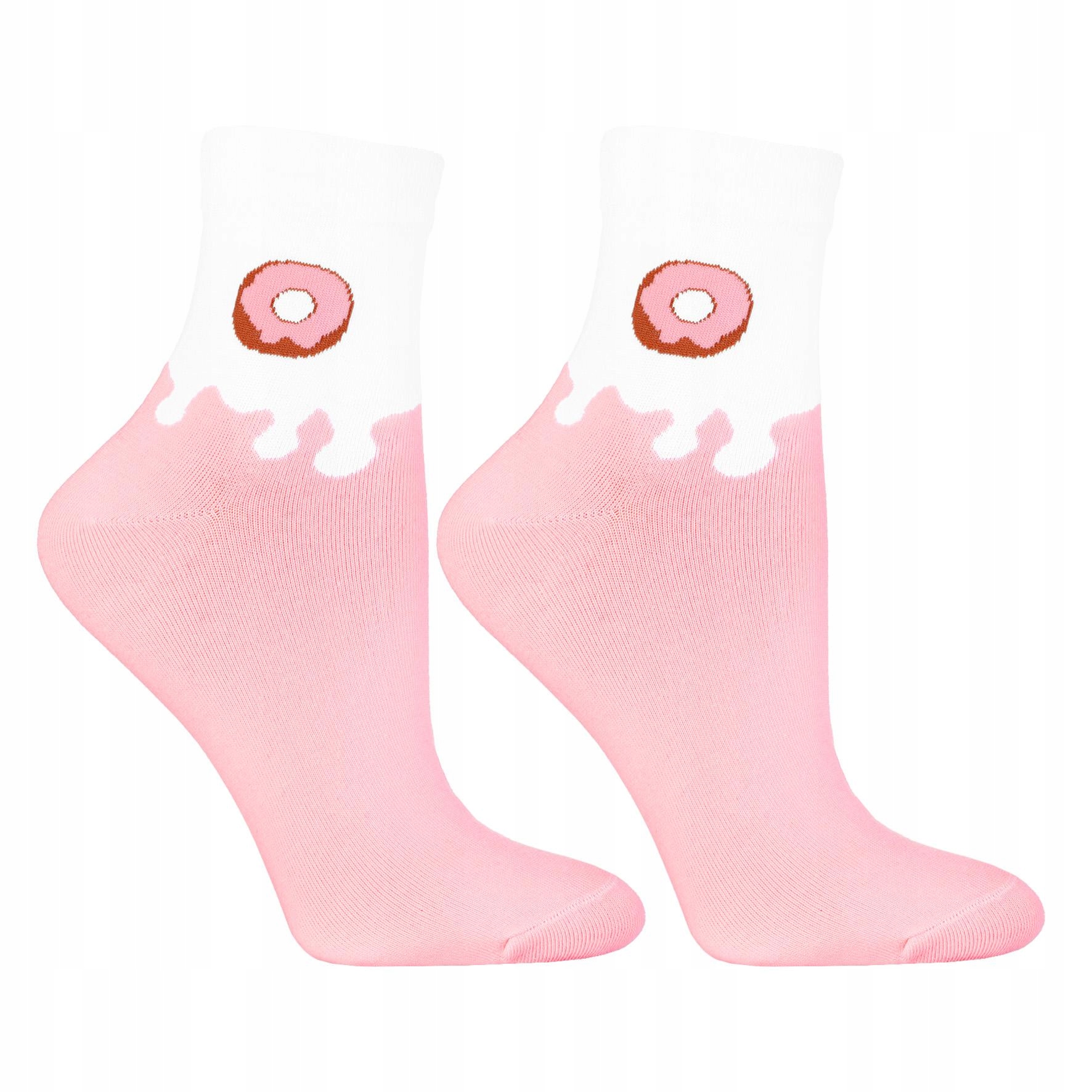 Skarpetki Damskie Bawełniane Zabawne Słodkości 3/4 MORAJ 3-PARY 35-38