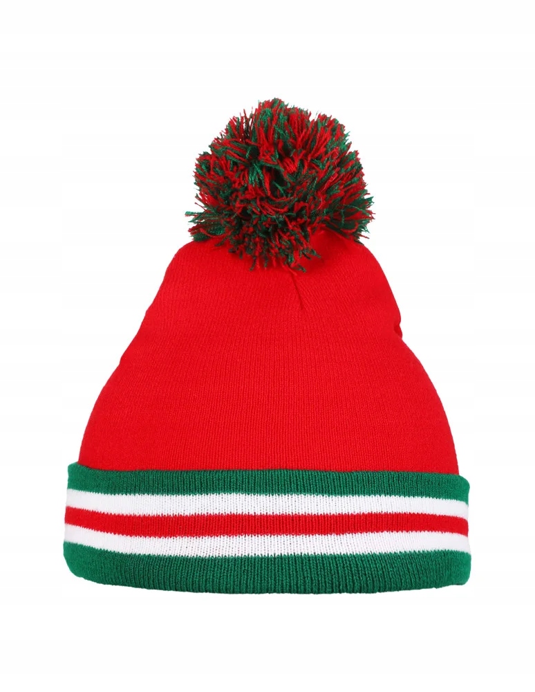 Czapka LED Świecąca Uniwersalna Zimowa z Pomponem Świąteczna Moraj
