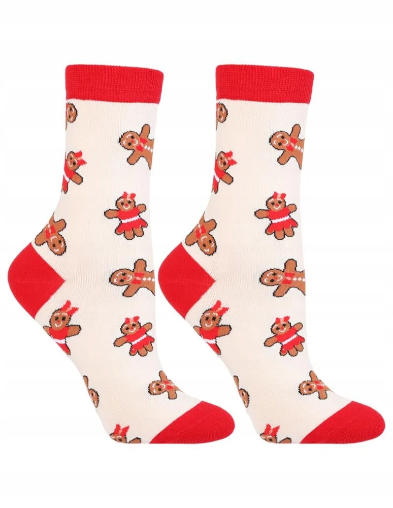 Skarpetki Świąteczne Bawełniane 2-PARY SKARPETY NA PREZENT MORAJ 38-41