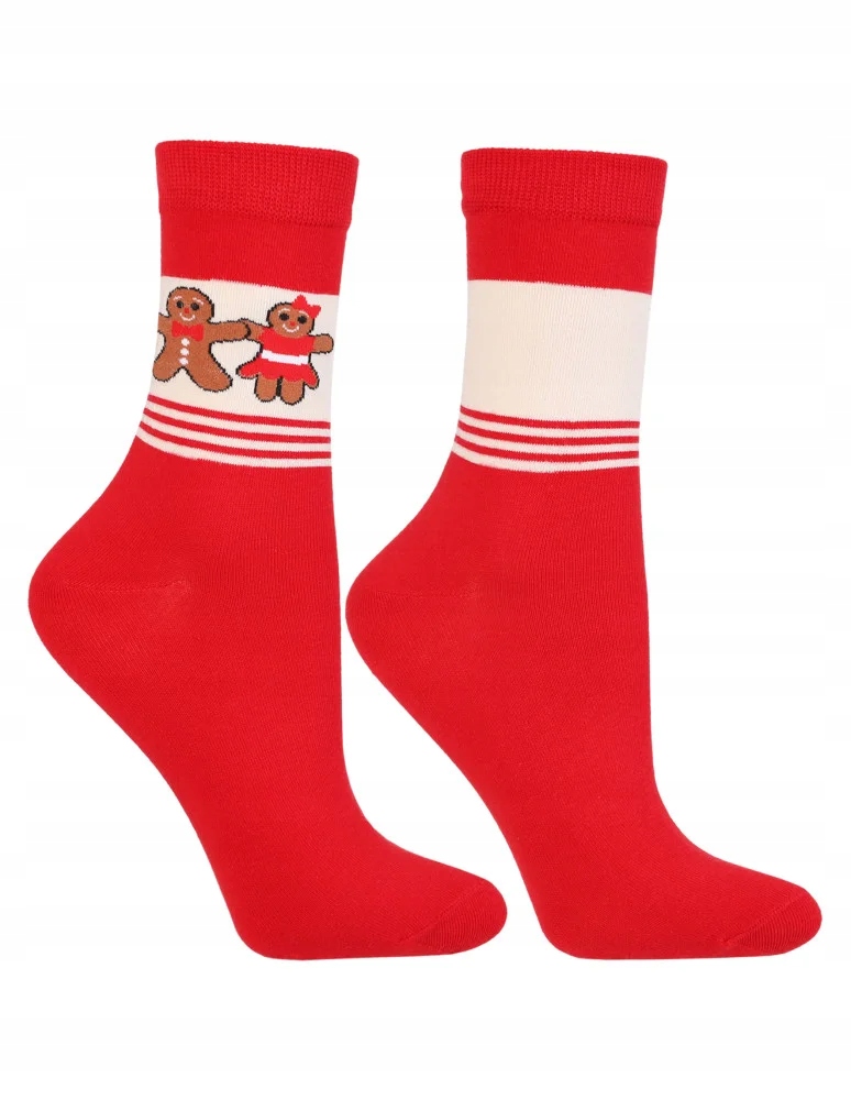Skarpetki Świąteczne Bawełniane 2-PARY SKARPETY NA PREZENT MORAJ 38-41
