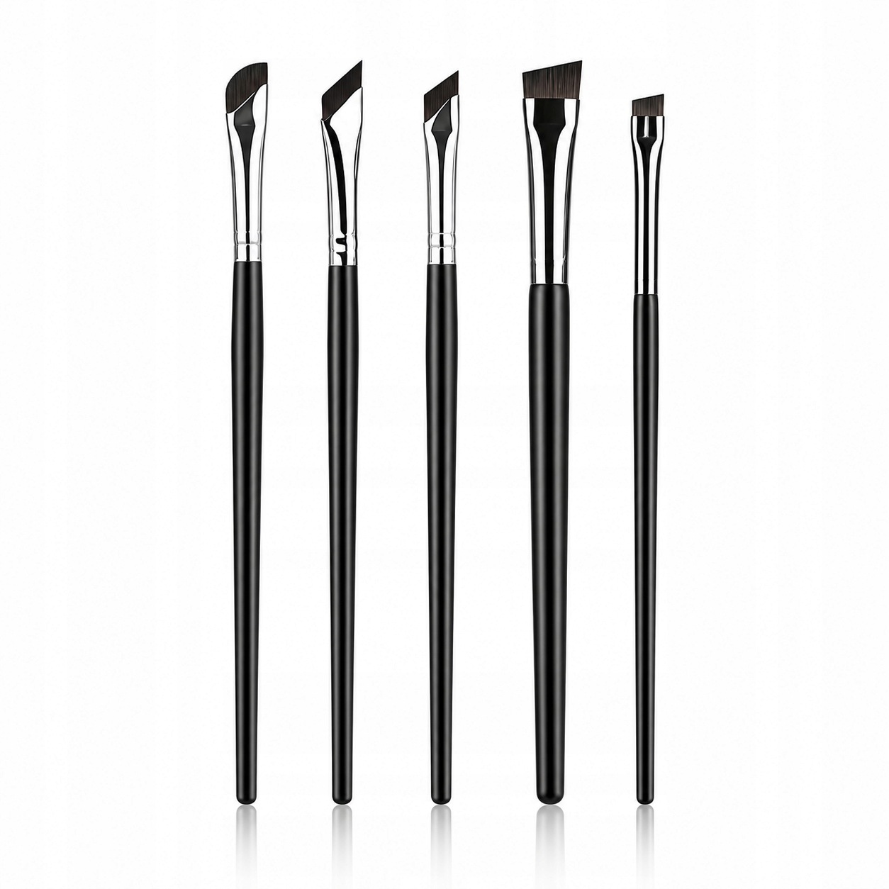 Pędzle Do Makijażu Oczu Brwii Zestaw 5 Szt Pędzle Do Makijażu Oka Eyeliner