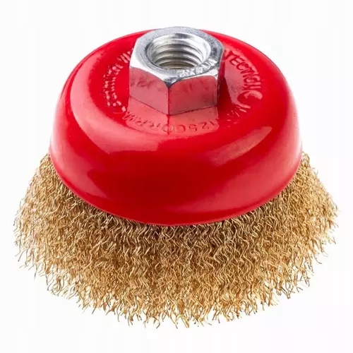 Szczotka doczołowa z nakrętką M14 drut FAL 120 SSZD-10