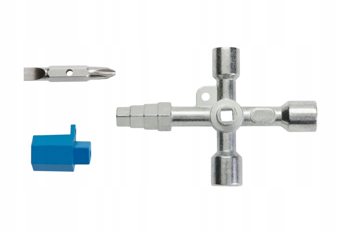 Kluczyk uniwersalny do szafek, 9 końcówek HT1W761