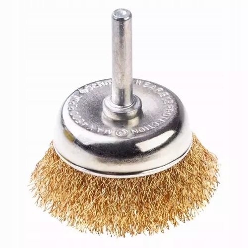 Szczotka doczołowa z trzpieniem fi 6 drut FAL 80 SSZD-03