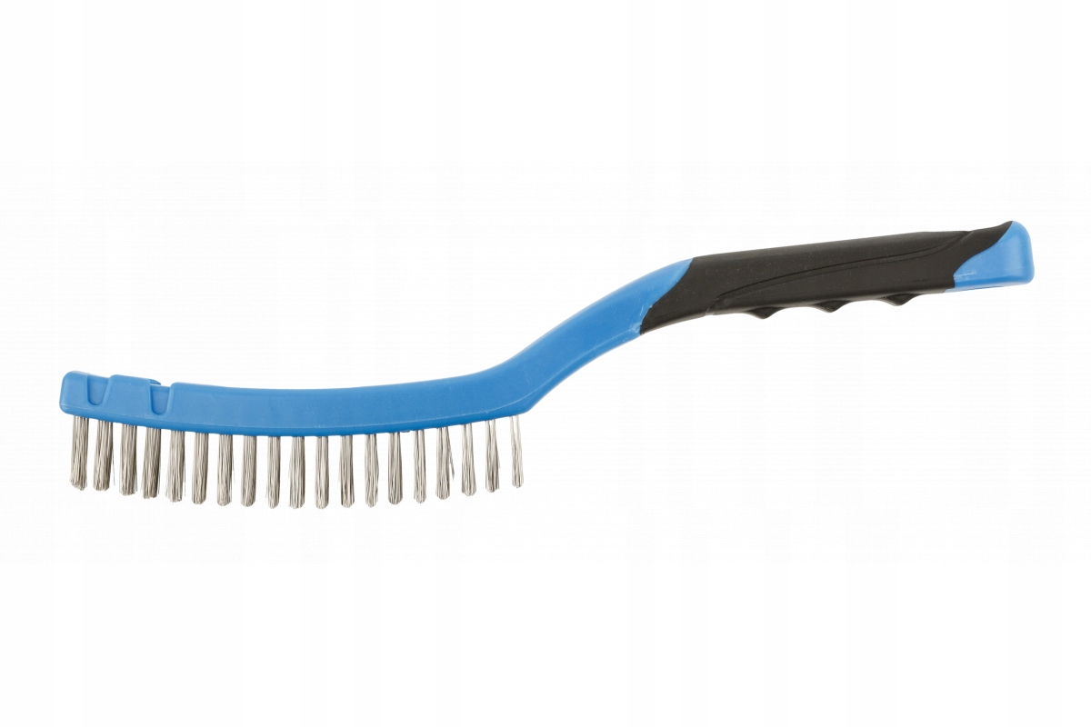 Szczotka druciana, drut INOX, 3 x 19