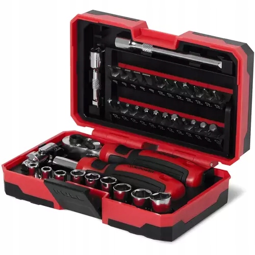 Zestaw wkrętaków i nasadek 38-szt