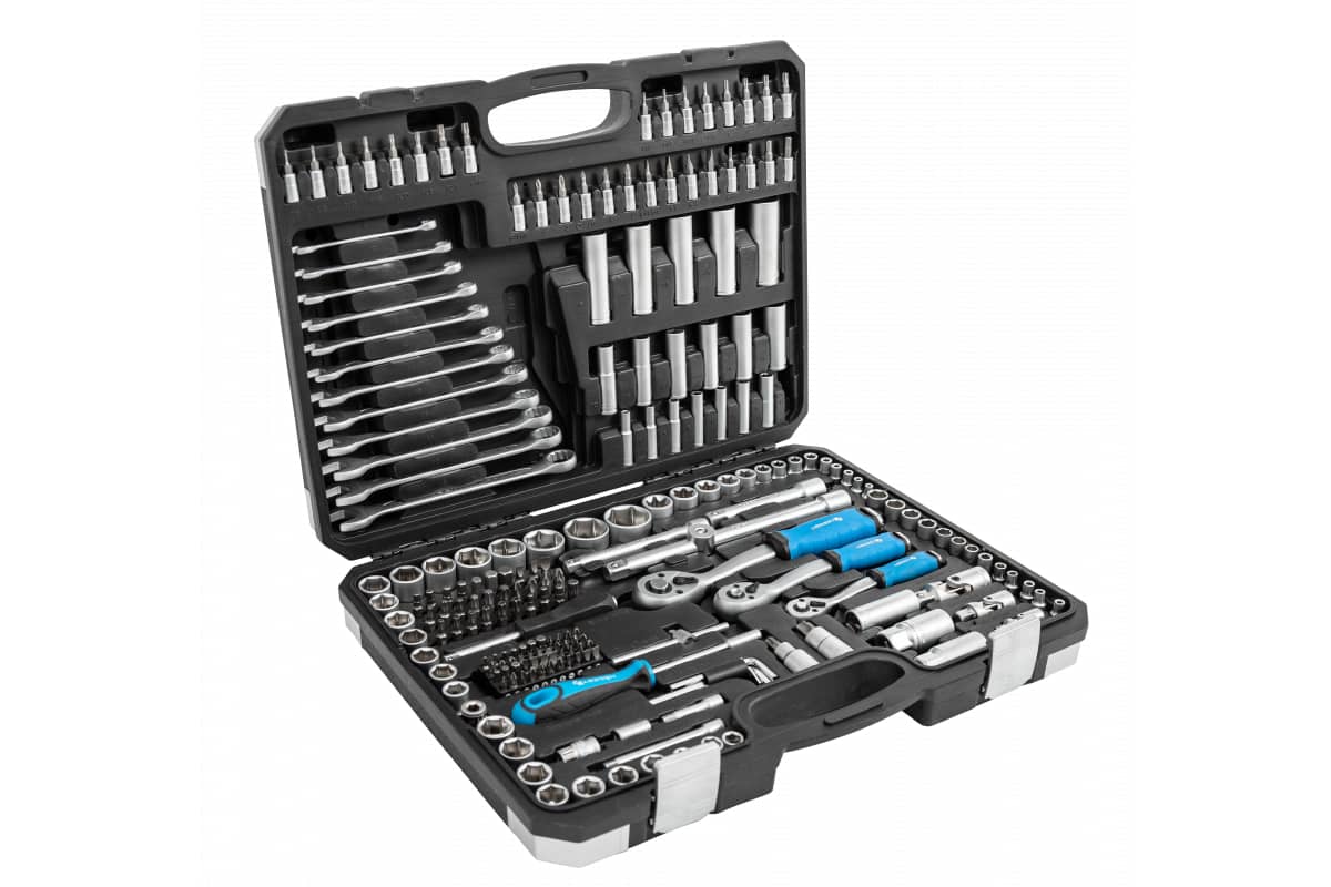 Zestaw narzędzi 216 elementów Hoegert Technik HT1R458