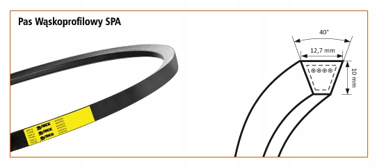 Pasek klinowy SPA 2932 Stomil kosiarka rotacyjna