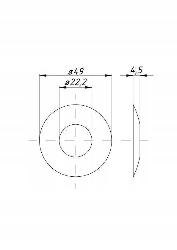 Podkładka kulista satelity brąz 50425310 Ursus C-360