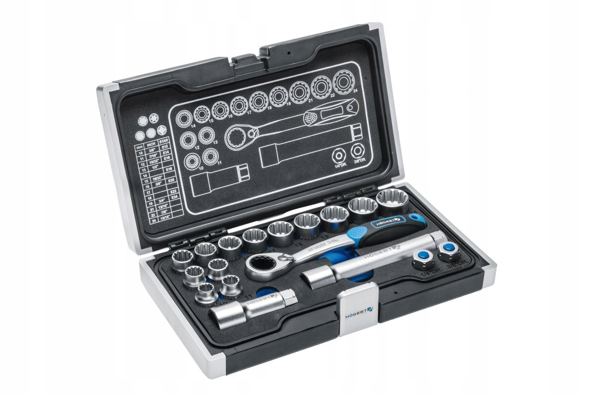 Zestaw z grzechotką przelotową Hoegert Technik HT1R478