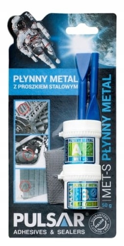 Płynny Metal Kpl. A+B 50g Pulsar KPMETS50