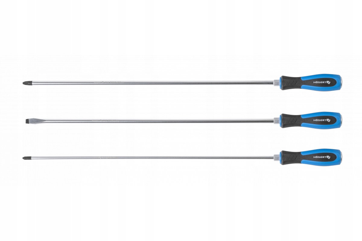 Zestaw wkrętaków długich 3szt. Hoegert Technik HT1S084