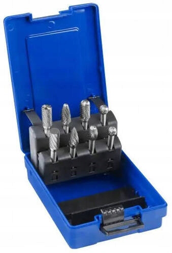 Zestaw frezów do metalu 8 szt Hoegert Technik HT6D579