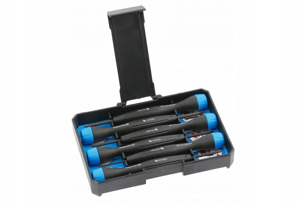 Wkrętaki - zestaw 6 szt precyzyjne Hoegert Technik HT1S272