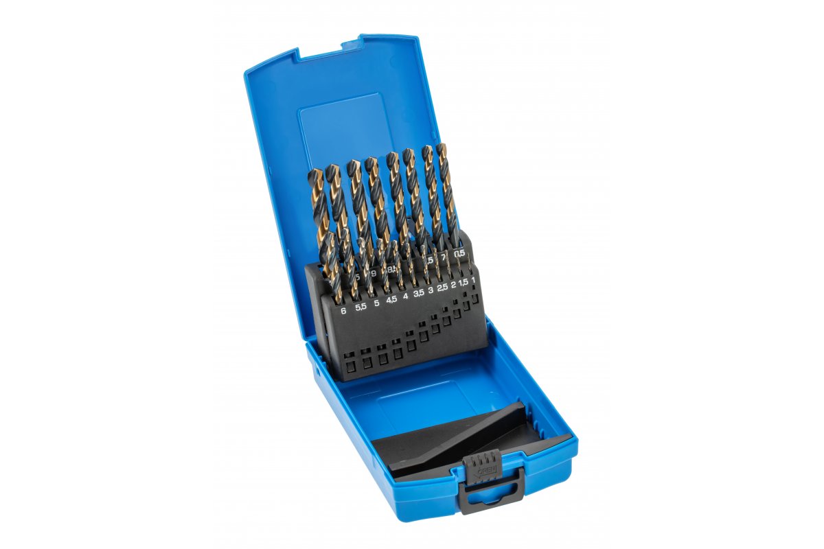 Komplet wierteł hss pro 19 szt. Hoegert Technik HT6D900