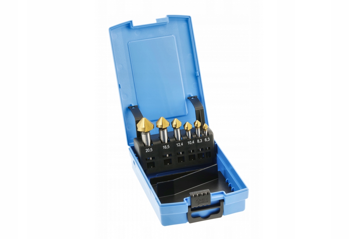 Zestaw fazowników pokrytych tytanem Hoegert Technik HT6D190