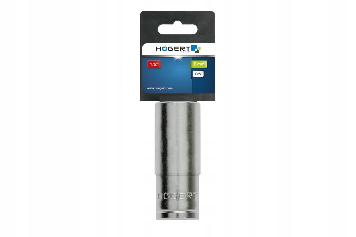 Nasadka sześciokątna 1/2″ 8 mm długa CrV HT1A258