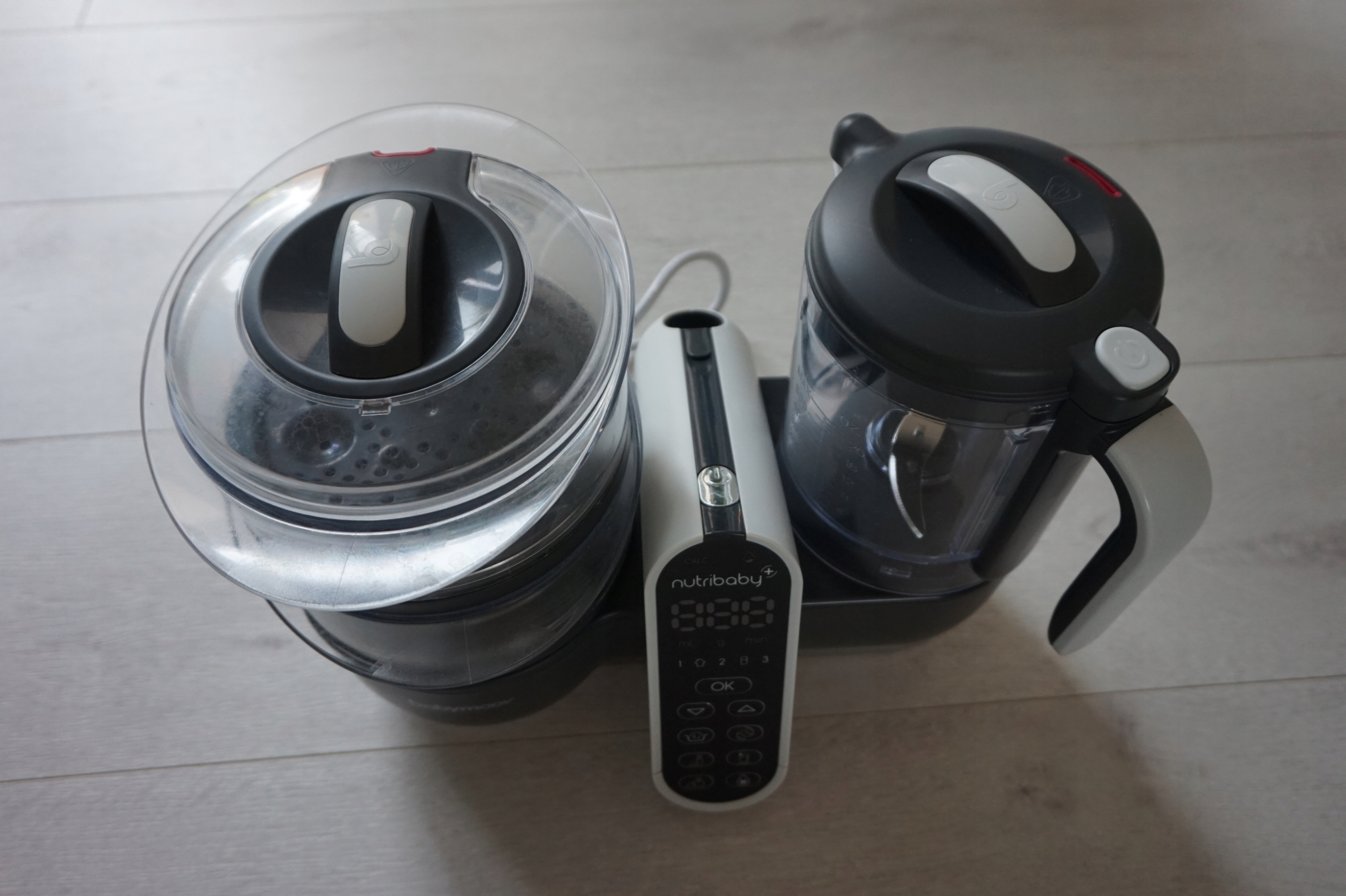 PolarisPL Robot kuchenny 5 W 1 Babymoov Nutribaby + 500 W czarny USZKODZONY