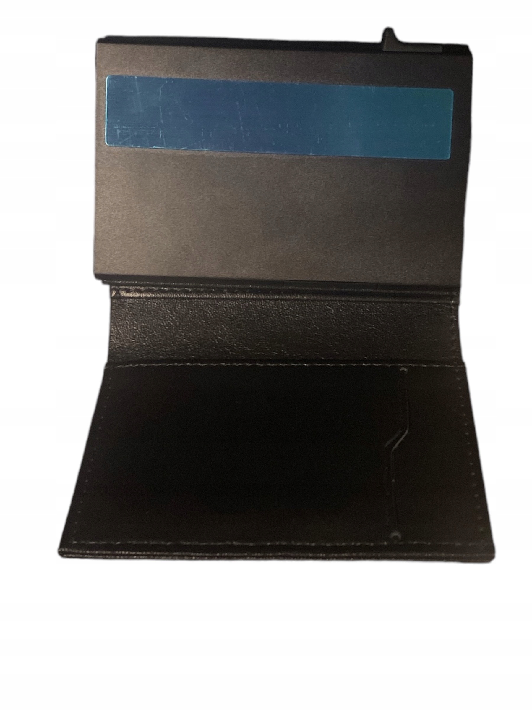 PolarisPL Vastaia Portfel na karty kredytowe Męski skórzany z ochroną RFID