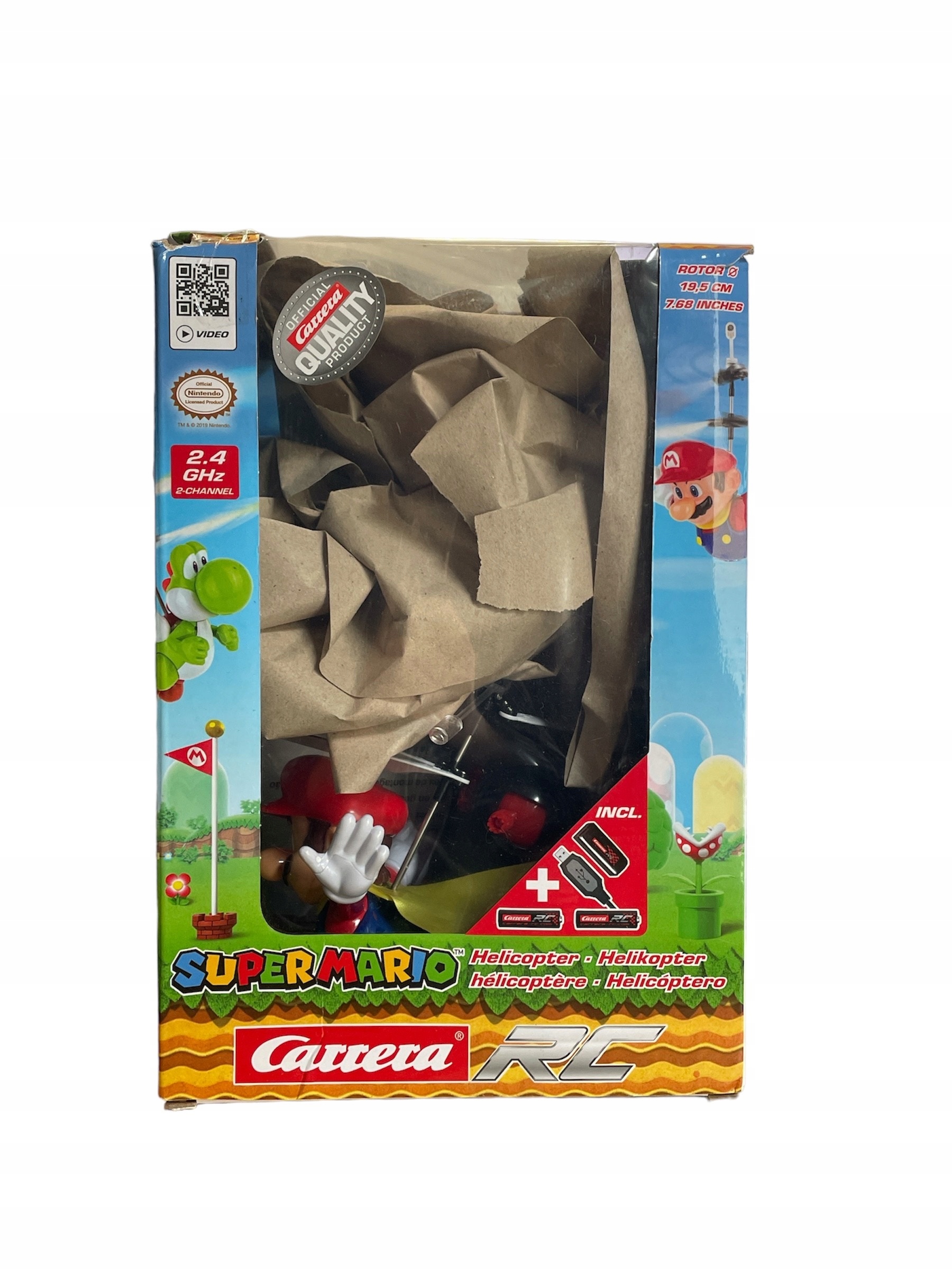 PolarisPL Zabawka zdalnie sterowana latająca SUPER MARIO Carrera RC