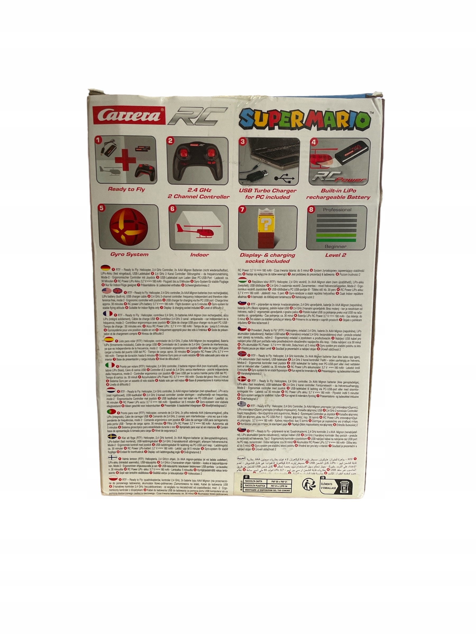 PolarisPL Zabawka zdalnie sterowana latająca SUPER MARIO Carrera RC