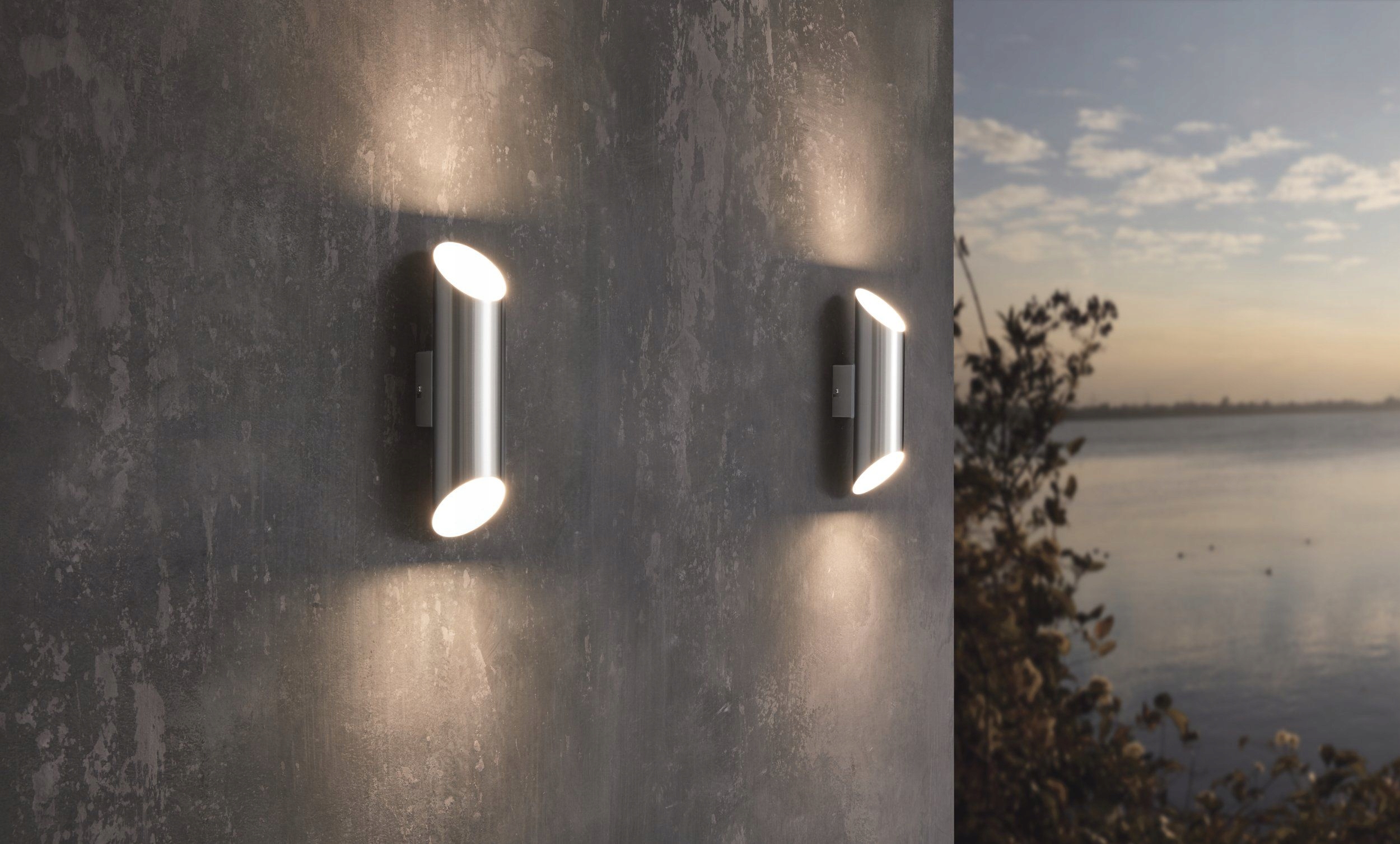 PolarisPL KINKIET ZEWNĘTRZNY LED AGOLADA LAMPA ŚCIENNA JEST BRYZGOSZCZELNA (IP44)
