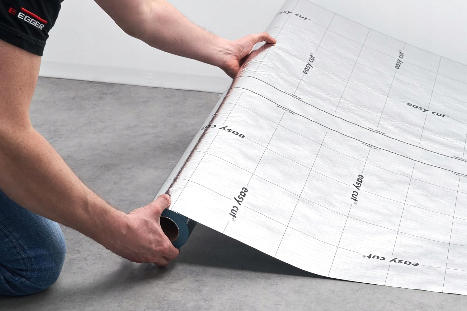 PolarisPL EGGER Folia Aluminiowa Aqua Aluflex Ochrona Wilgocią, 26 m²/Rolka Laminat