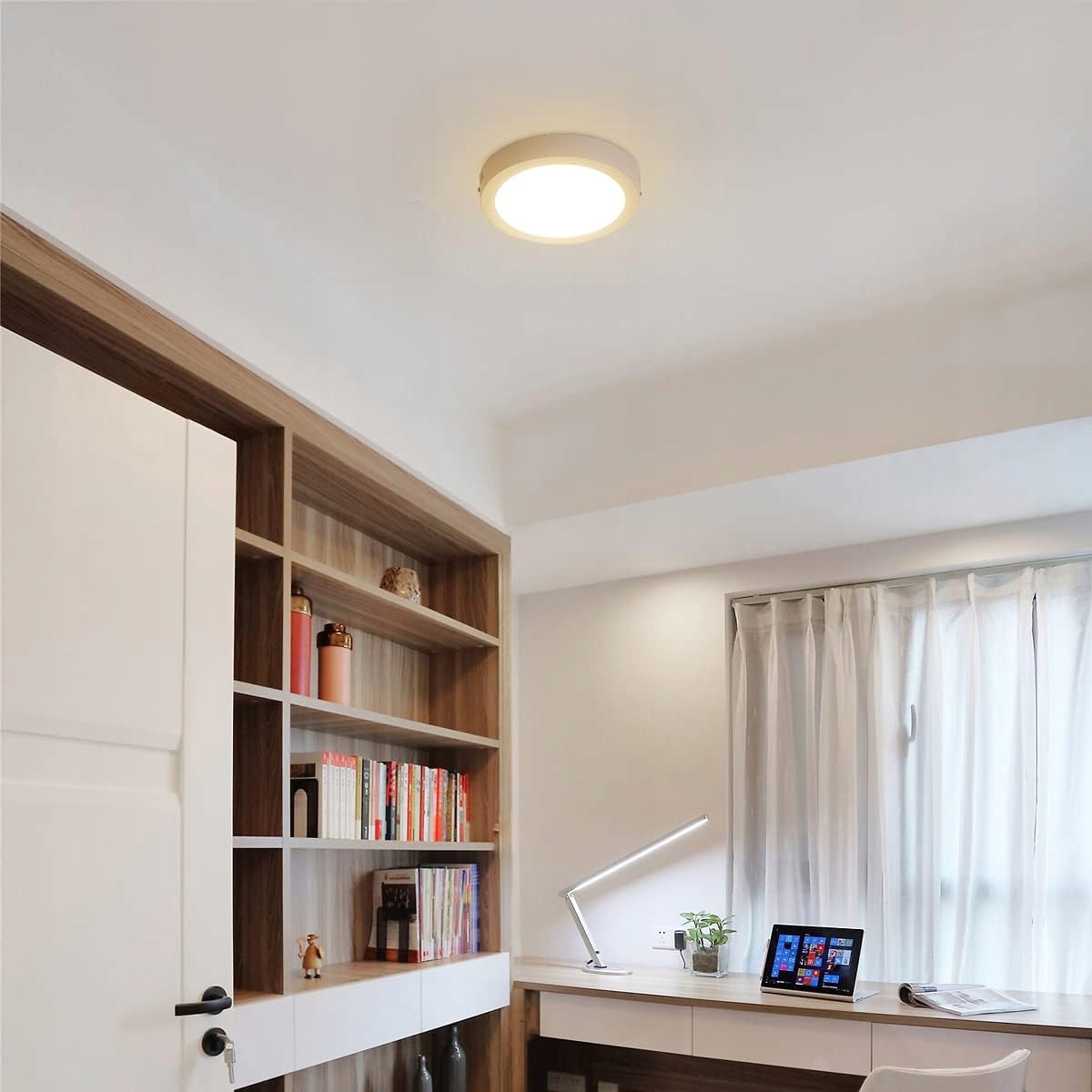 PolarisPL Okrągła Lampa Sufitowa LED Dorlink 18W - Nowoczesne Oświetlenie Plafon